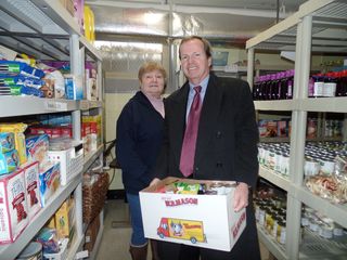 Register O'Donnell Delivers Donated Food to Canton Food Pantry