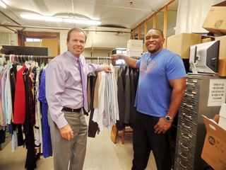 Register O'Donnell Delivers Donated Clothing to InnerCity Weightlifting