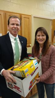 Register O'Donnell Delivers Donated Food to Milton Community Food Pantry
