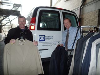 Register O'Donnell's "Suits for Success" Program Makes a Donation to the Needham Community Council