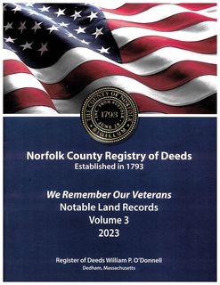 Register O’Donnell Reminds Public About Norfolk County Veterans Celebration
