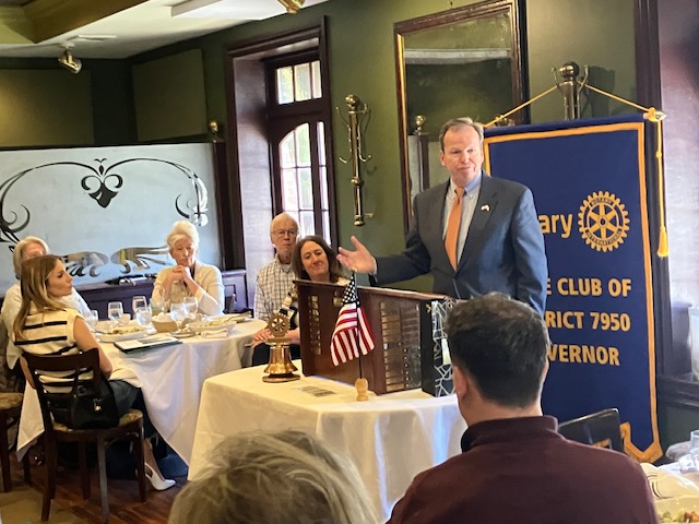 Register O’Donnell Appeared as Guest Speaker for the Rotary Club of Quincy
