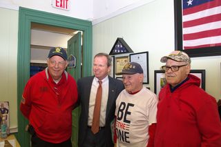 Register O’Donnell Visits Braintree Post 86 for Veterans Coffee Hour