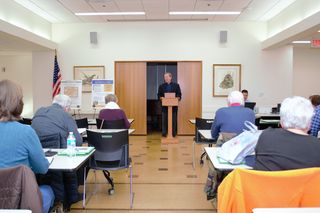 Register O’Donnell Appeared as Guest Speaker for the Thayer Public Library Genealogy Club 